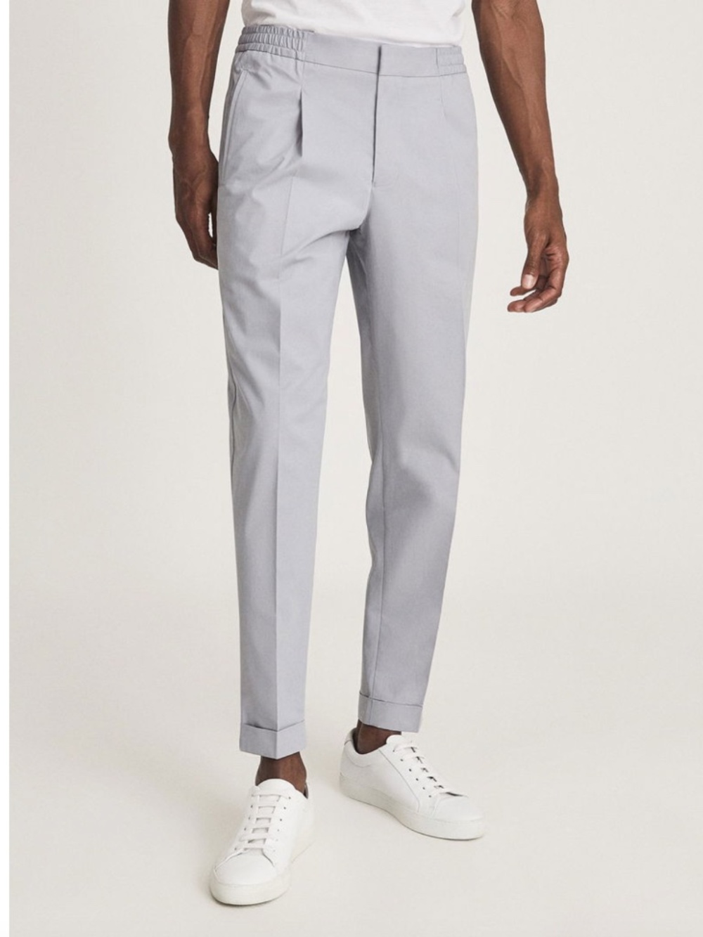 Reiss Ramsay Pleat Front Tapered Trousers